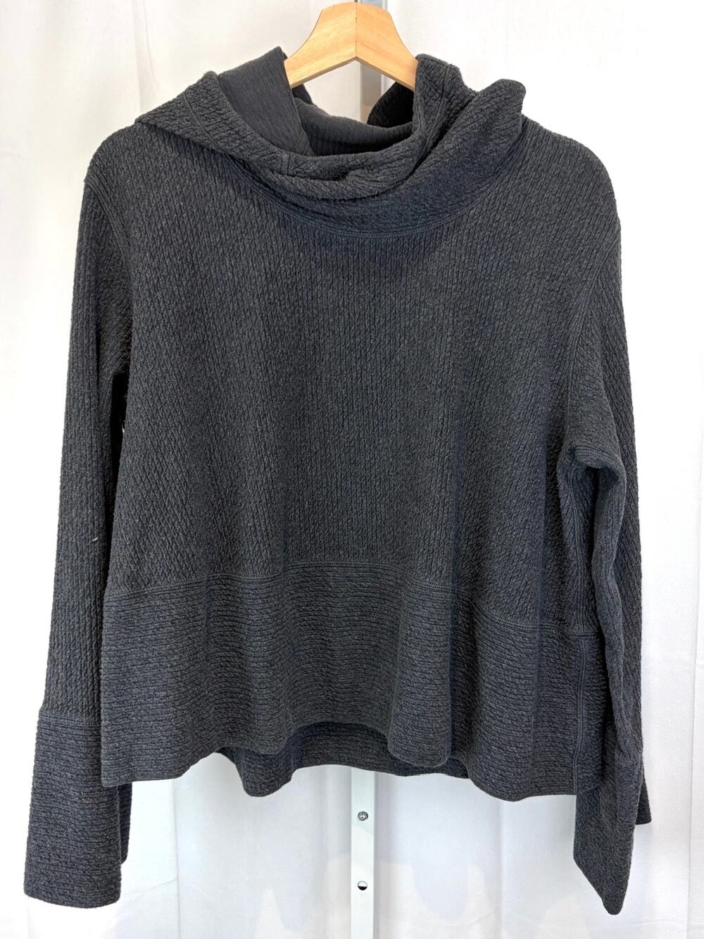 LULULEMON Retreat Yourself Hoodie Pullover Sweatshirt Graphite Gray Approx XS S